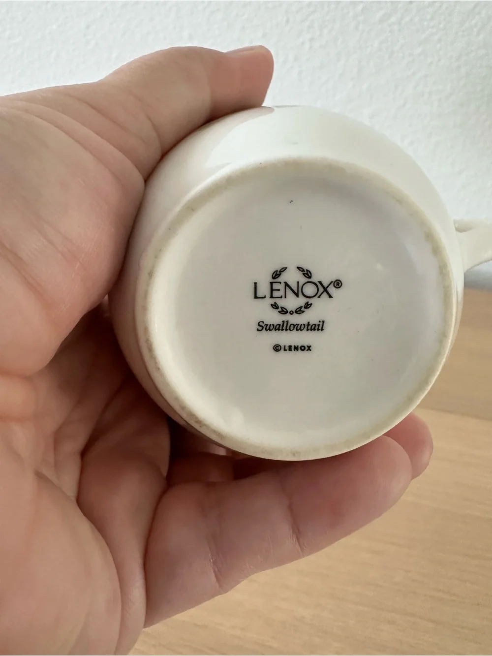 Lenox Floral Butterfly Porcelain Mug